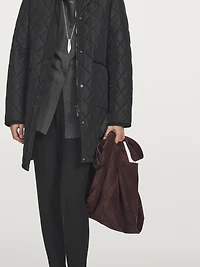 Lightweight water-repellent puffer jacket