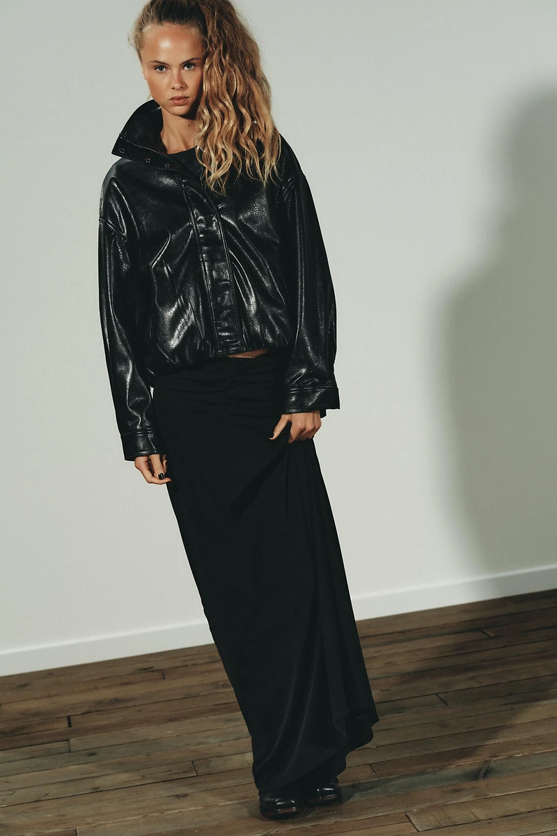 GATHERED LONG SKIRT