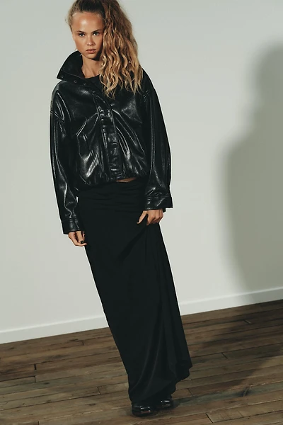 GATHERED LONG SKIRT