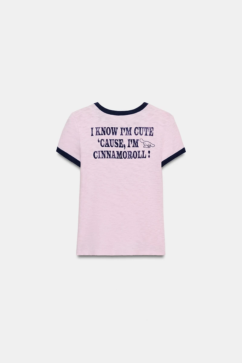 T-SHIRT FLAMMÉ CINNAMOROLL©
