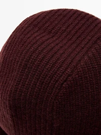 Capuche maille nœud