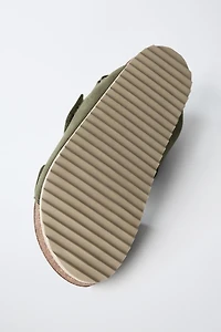 BUCKLED SANDALS
