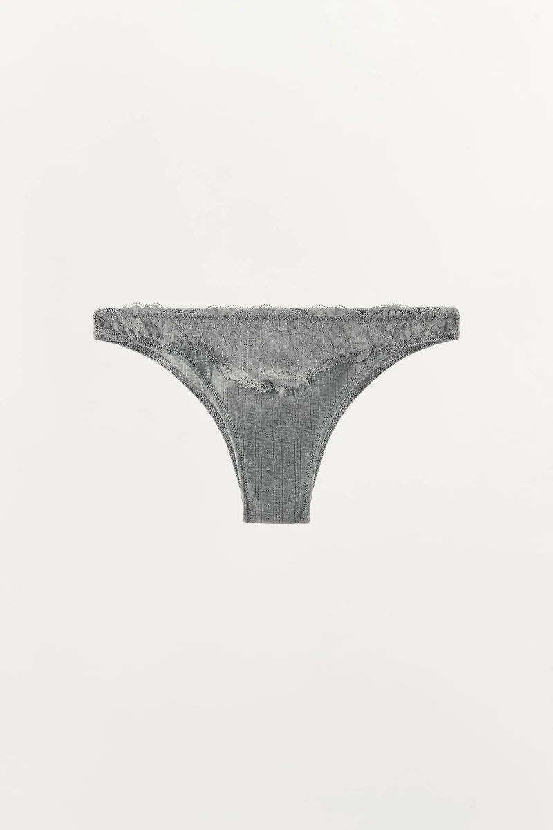 POINTELLE LACE PANTIES