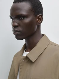 100% cotton jacket with pockets