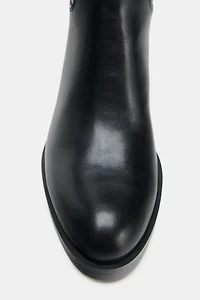 BUCKLED JODHPUR BOOTS