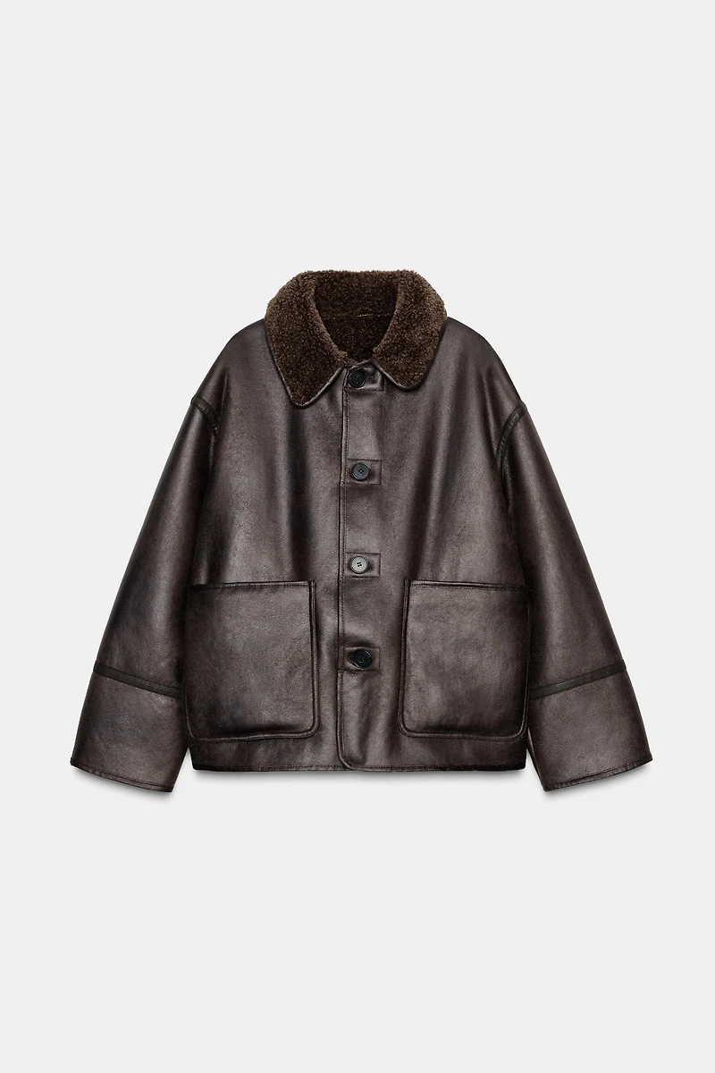 REVERSIBLE DOUBLE-FACED COAT
