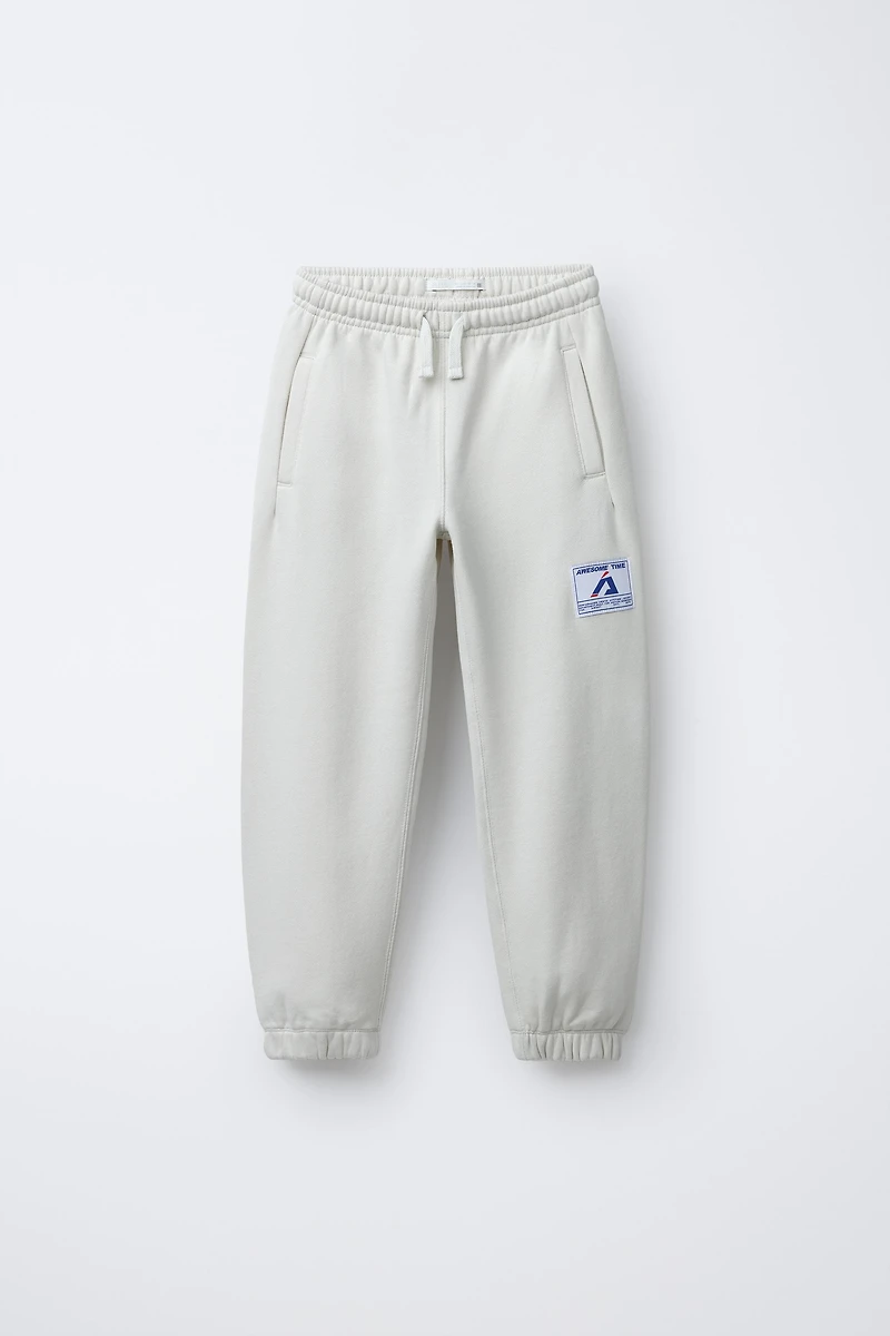 LABEL JOGGING PANTS