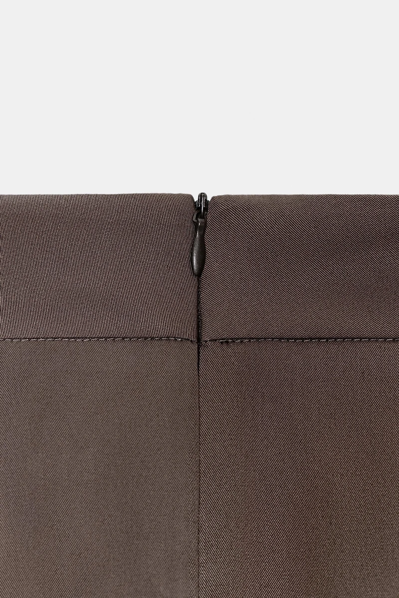 JUPE MI-LONGUE CAPE CEINTURE