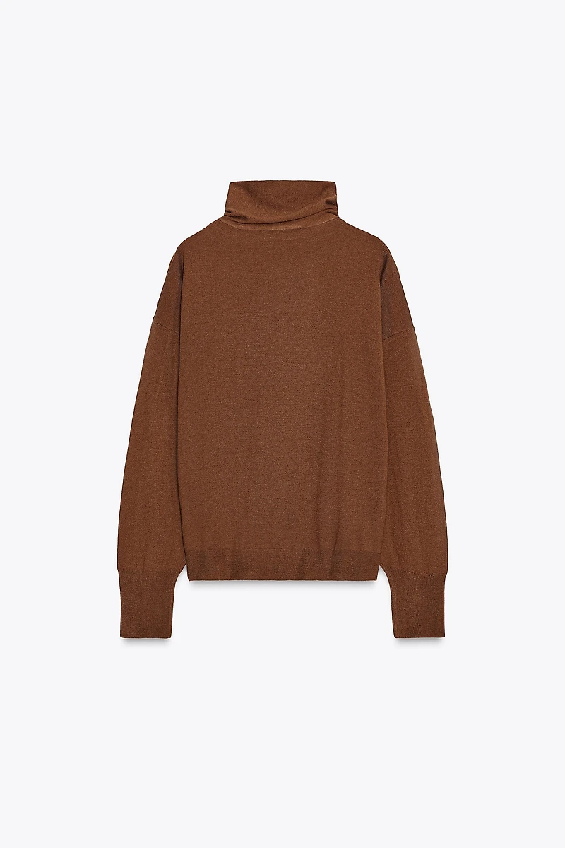 FINE KNIT TIE SWEATER