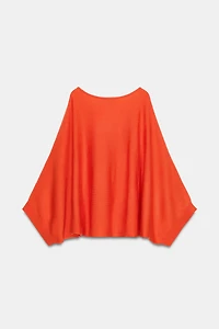 BATWING SLEEVE KNIT JUMPER