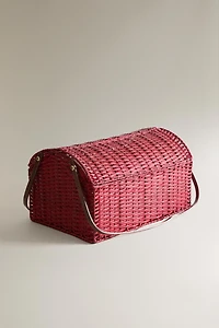 RATTAN PICNIC BASKET