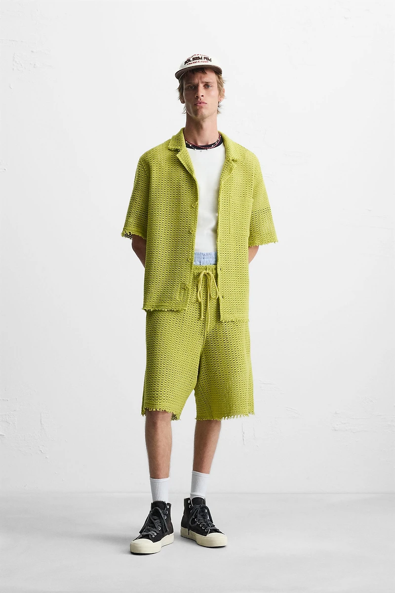 CHEMISE STRUCTURÉE AJOURÉE