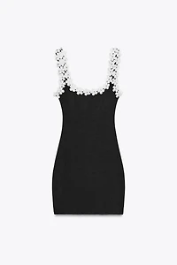 ROBE STRETCH FOURNITURES FLEURS
