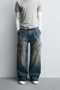 BAGGY FIT CARGO JEANS
