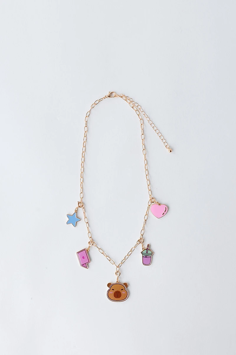 INTERCHANGEABLE MULTICHARM NECKLACE