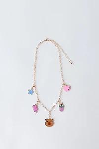 INTERCHANGEABLE MULTICHARM NECKLACE