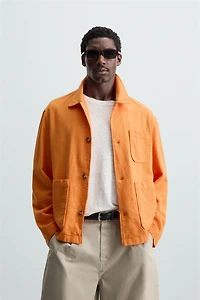 LINEN - COTTON OVERSHIRT
