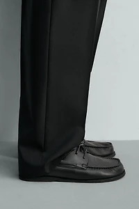 LEATHER BOAT SHOES
