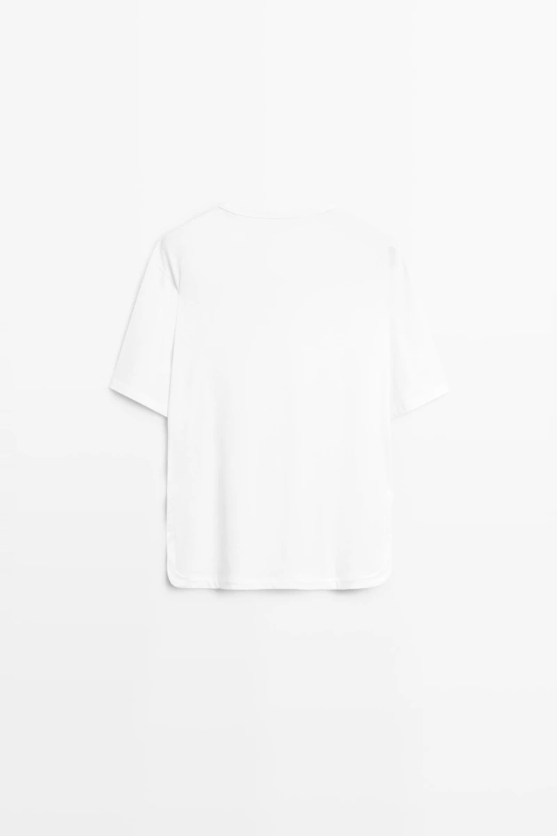 Flowing 100% cotton T-shirt
