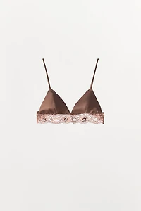 POLYAMIDE LACE BRALETTE