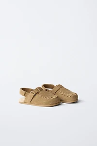 BAREFOOT LEATHER CLOGS