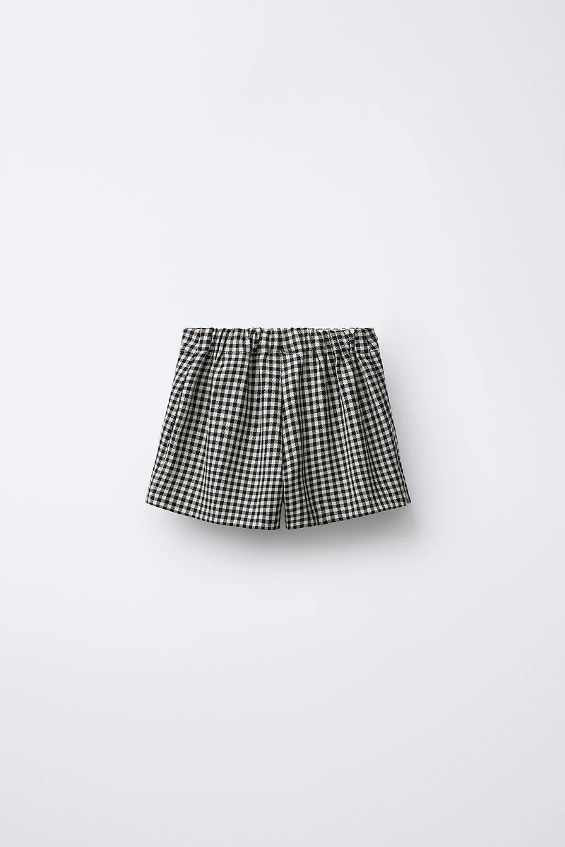 PLAID SKORT