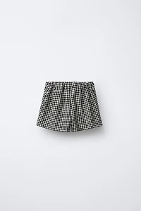PLAID SKORT