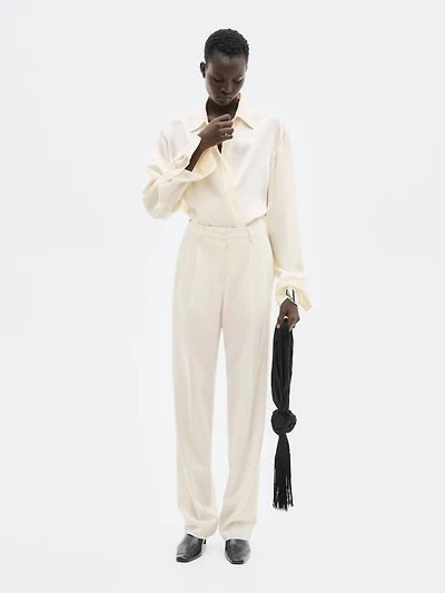 Trousers with double darts - LIMITED