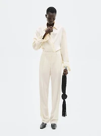 Trousers with double darts - LIMITED