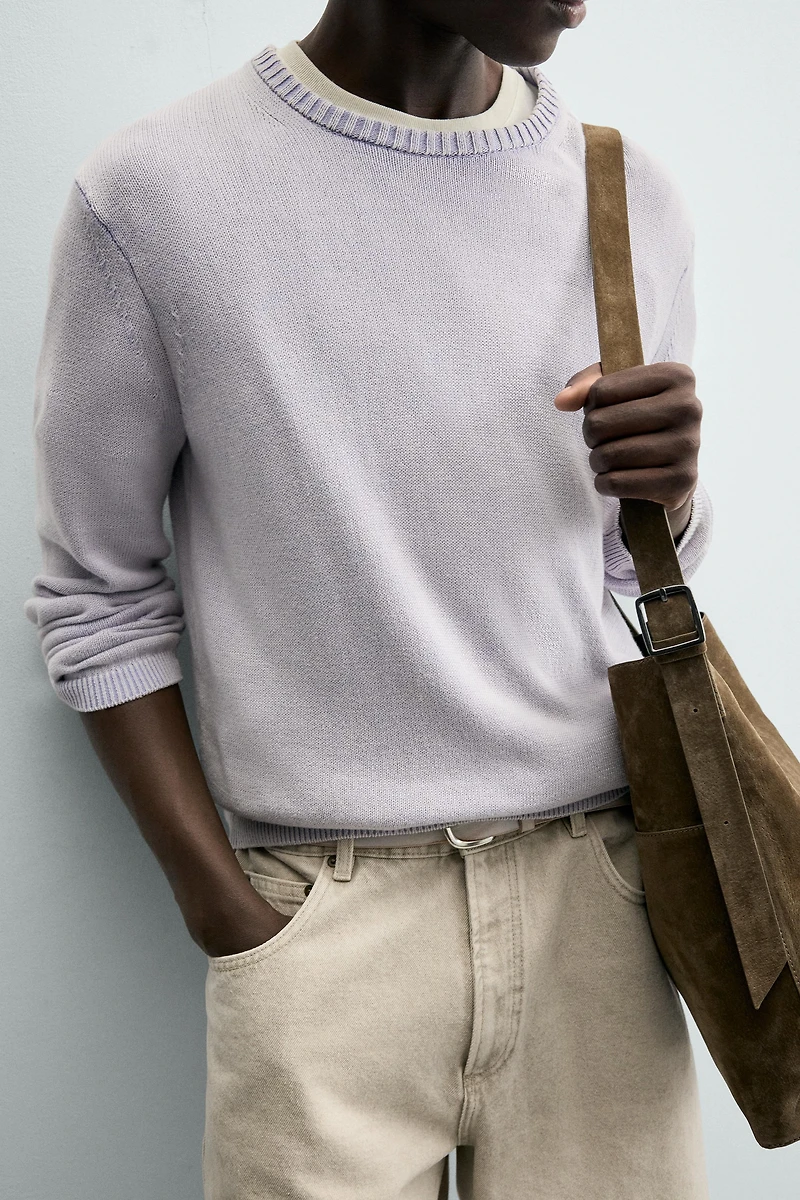 RELAXED FIT COTTON JUMPER