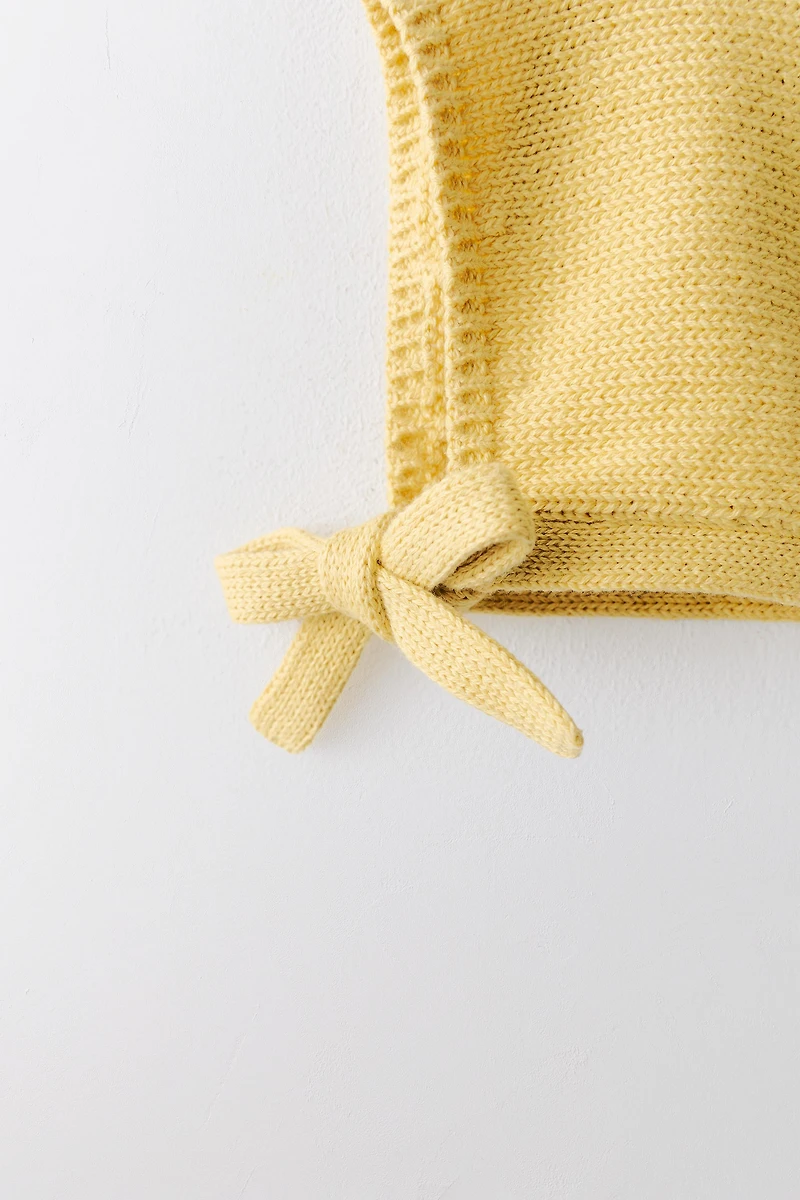 COTTON KNIT BONNET LIMITED EDITION