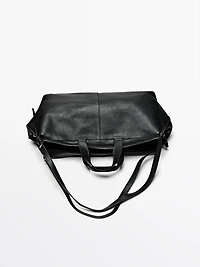 Sac duffle en cuir nappa