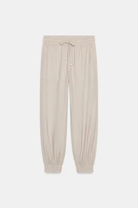 JOGGER PANTS WITH ELASTIC CUFFS