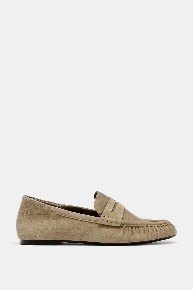 SUEDE SOFT LOAFERS