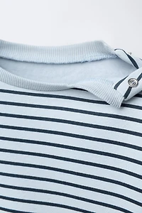 STRIPED SWEATSHIRT AND JOGGER PANTS SET