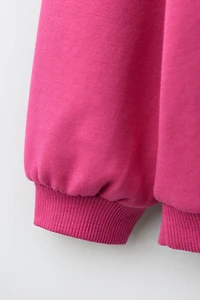 RUBBERIZED HEART INTERLOCK SWEATSHIRT