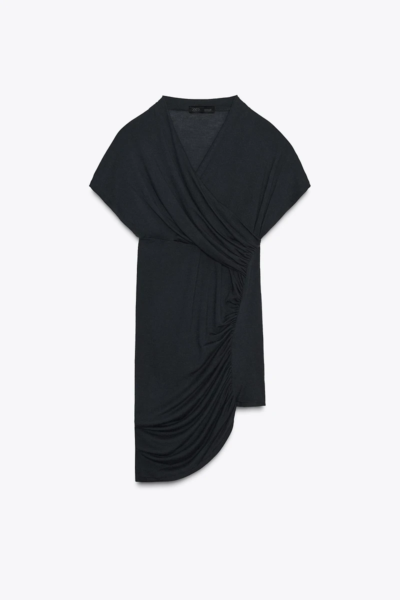 SOFT MODAL WRAP TOP