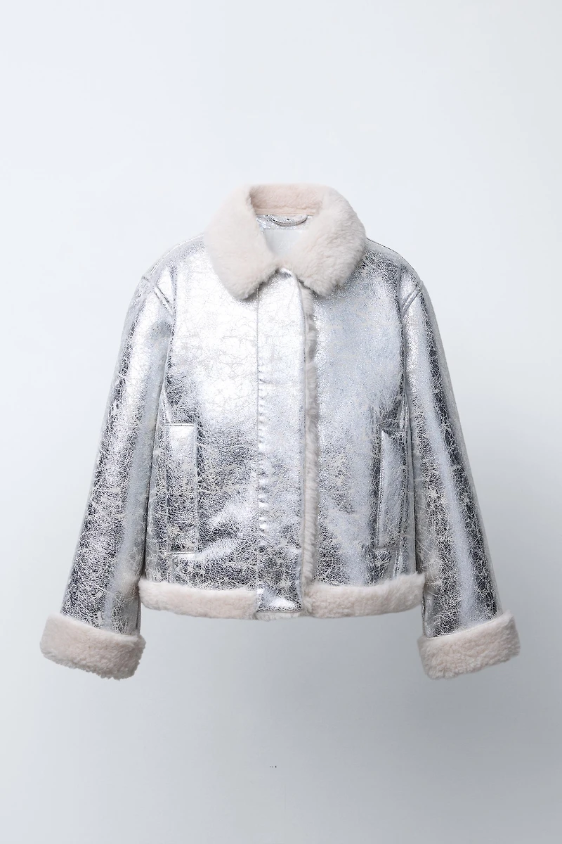 METALLIC DOUBLE-FACED JACKET