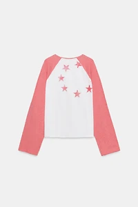 FLAMÉ RAGLAN SLEEVE T-SHIRT