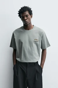 EMBROIDERED FISH T-SHIRT