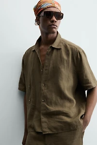 CHEMISE RELAXED FIT 100% LIN