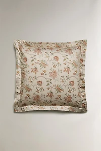 FLORAL SATEEN PILLOWCASE (300 THREAD COUNT)