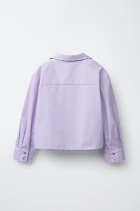 PACK CHEMISE POPELINE RAYÉE AVEC DÉBARDEUR EN MAILLE CHAMPION ® X ZARA