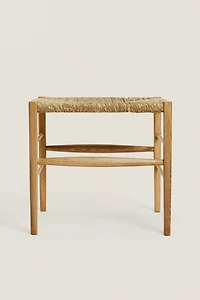 ASH WOOD AND SEAGRASS BENCH
