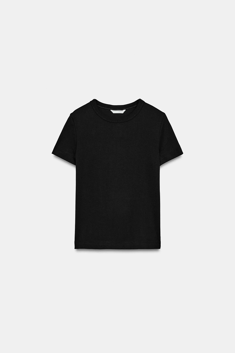 SHORT SLEEVE INTERLOCK T-SHIRT