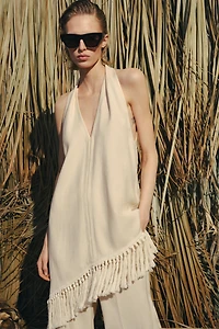 FRINGED HALTER TOP ZW COLLECTION