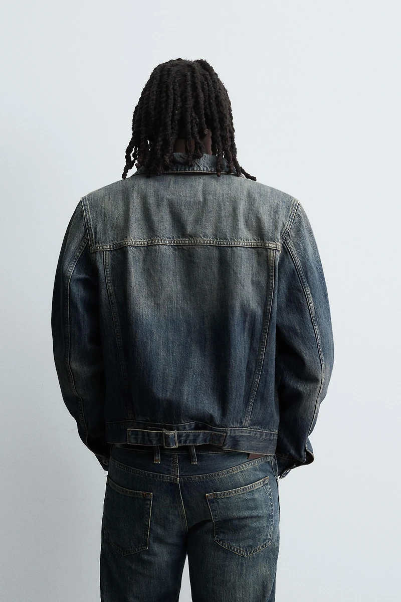 CROPPED FIT DENIM JACKET