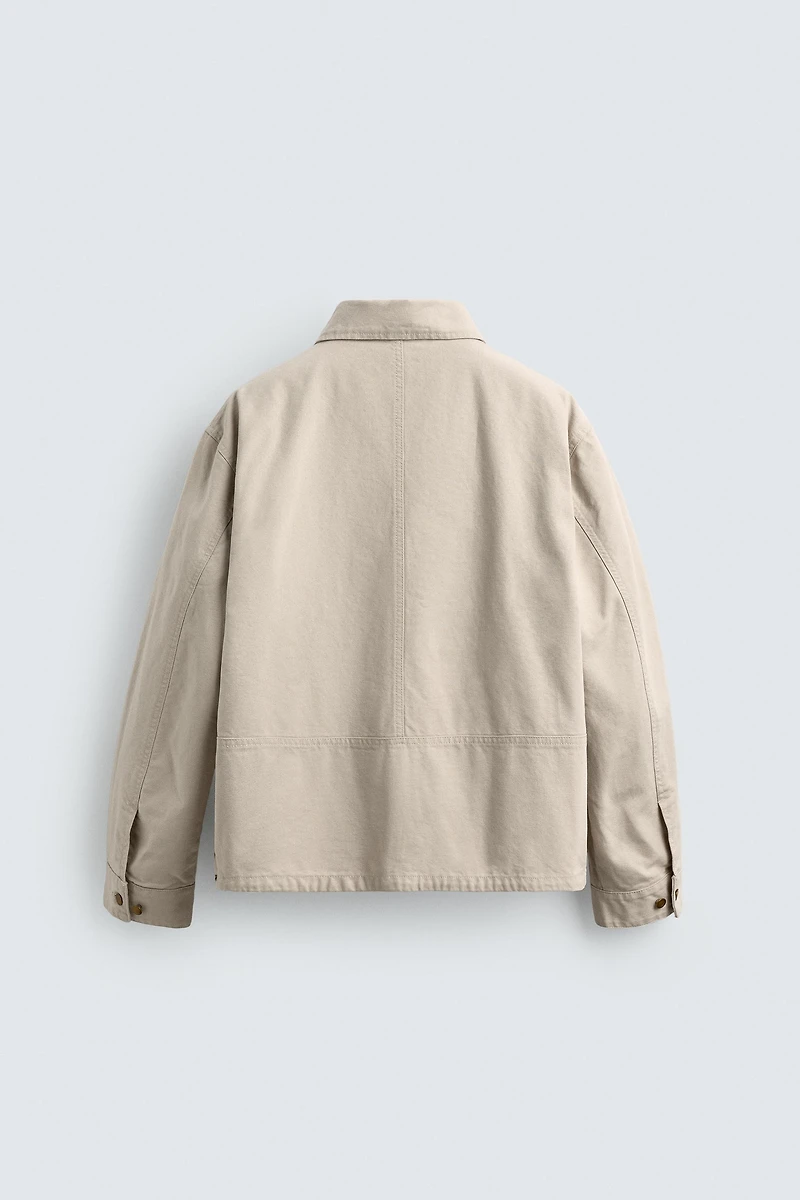 RELAXED FIT POCKET JACKET
