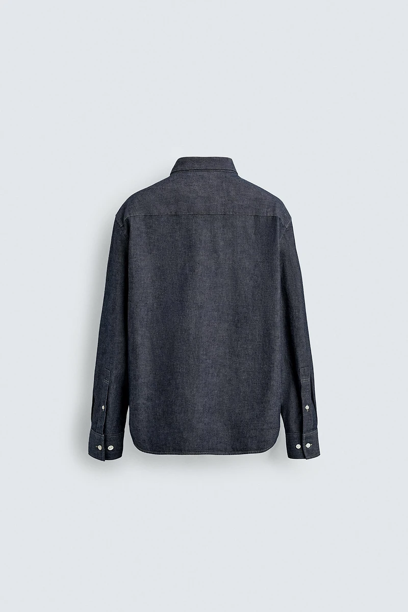 RELAXED FIT DENIM SHIRT