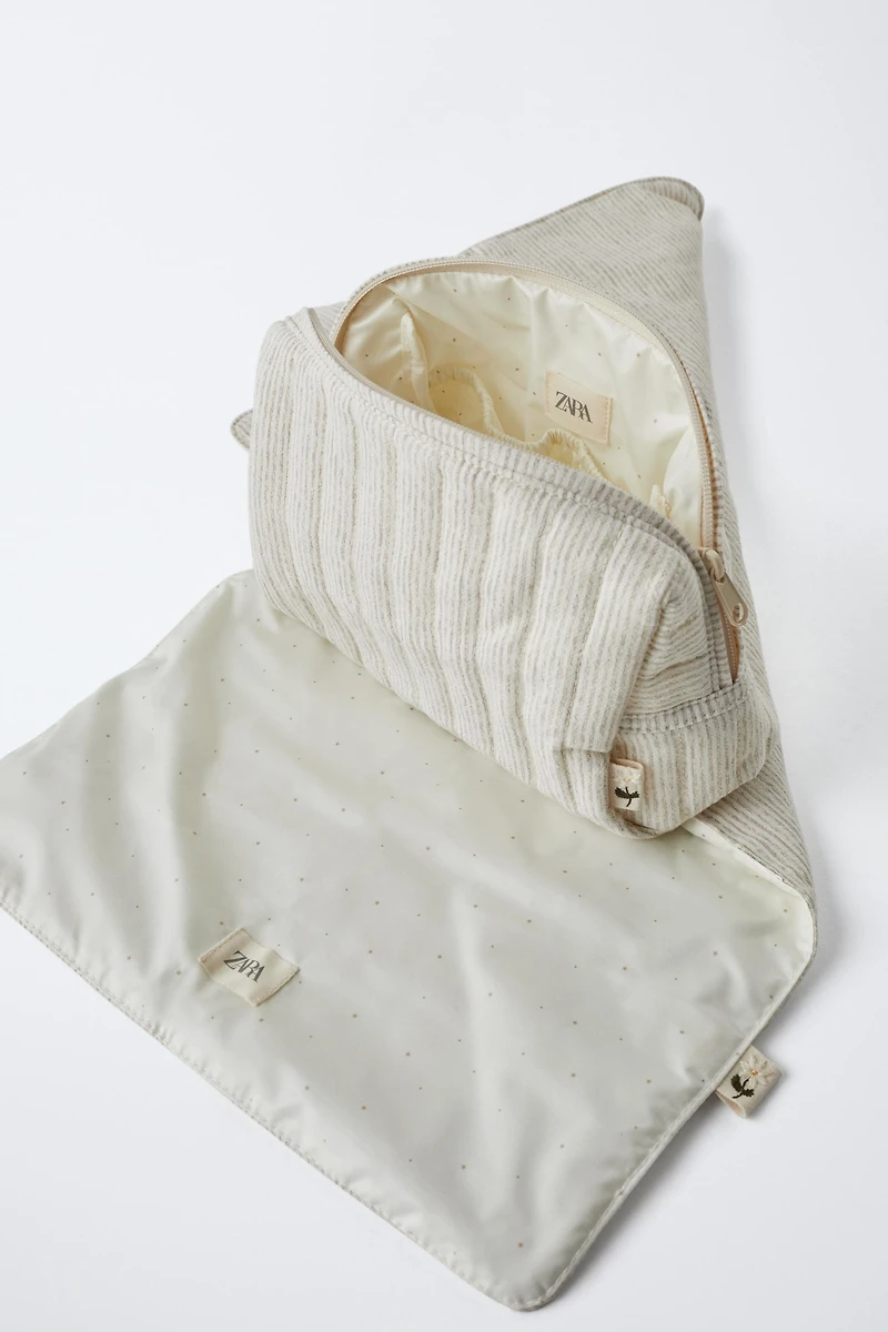 LOT SAC À LANGER À RAYURES